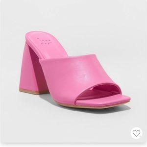 Hot Pink Barbiecore A New Day Block Heels